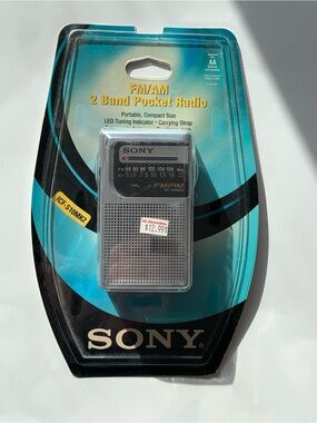 VINTAGE Sony ICF-S10MK2 Pocket Radio - FACTORY SEALED New Old Stock